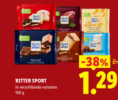  ritter sport chocolade 100 praline fourre semi amargo boterbiscuit biscuit witte crisp blanc rings riche 