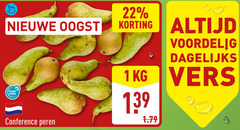  peren 22 nieuwe oogst dagelijks planet proof conference 1kg vers 