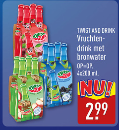  fruitdrank cerise kers pomme appel source lichtbron bosvrucht twist and drink vruchten bronwater ml fruits des bois bosvruchten 