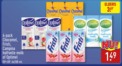  chocomel optimel campina fristi melkdrank melk chocolademelk drinkyoghurt 4 6 31 100 200 elders enige pack suiker aardbei framboos portemonnee langlekker calcium vet 100ml halfvolle ml rood fruit 