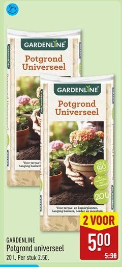  potgrond 2 5 20 500 gardenline date terras hanging baskets bio teelt meststoffen maanden kamerplanten border moestuin l stuk 