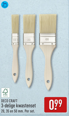 klik op dit plaatje voor een vergroting en voor vergelijkbare aanbiedingen gerelateerd aan
3 20 35 50 oz fsc www.fsc.org deco craft kwastenset mm 3 20 35 50 oz fsc www.fsc.org deco craft kwastenset mm