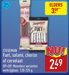  cervelaatworst salami 225 stegeman kruiden authentiek elders ambachtelijke gekruid wijze naturel snack sticks chorizo cervelaat meerdere 