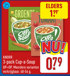 klik op dit plaatje voor een vergroting en voor vergelijkbare aanbiedingen gerelateerd aan
3 knorr groentefit cup soup pack meerdere elders 3 knorr groentefit cup soup pack meerdere elders