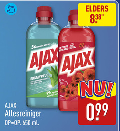  99 240 650 elders ajax 5x werking intense lang geur eucalyptus hardnekkigste vuil allesreiniger ml ingredient natuurlijke fleurs 