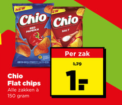  chio chips 150 new red paprika flat zakken salt zak 