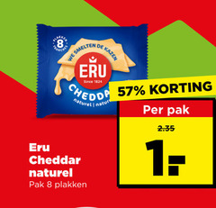  eru cheddar 1 8 manche smelten kazen since naturel natur pak 