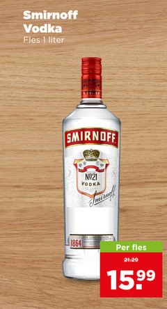  smirnoff wodka 1 1864 vodka fles liter times filtered for 