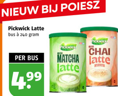  pickwick thee 240 latte bus new for chai 