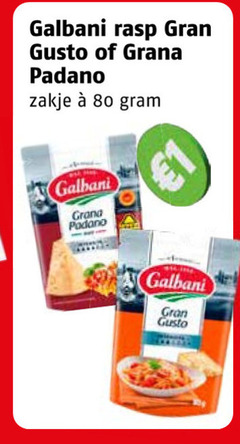 klik op dit plaatje voor een vergroting en voor vergelijkbare aanbiedingen gerelateerd aan
80 galbani rasp gusto grana padano zakje grand 80 galbani rasp gusto grana padano zakje grand