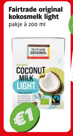  fair trade original kokosmelk 1 200 fairtrade light pakje ml organic coconut milk 