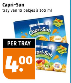  capri-sun fruitdrank 10 200 capri sun tray ml 