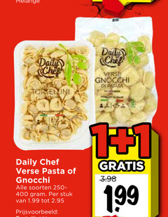  1 400 melange daily chef tortellini verse gnocchi pasta soorten stuk 