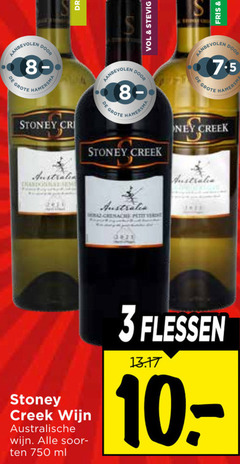  3 8 750 aanbevolen hamersma stevig stoney cr creek australia petit fris wijn australische ml flessen 