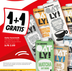  soja melk 1 2 oatly havermelk pakken liter barista edition original aanschaf combinaties let combinatie vanilla flavour drink highlighter taste bio dine 