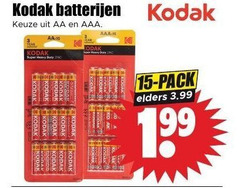 klik op dit plaatje voor een vergroting en voor vergelijkbare aanbiedingen gerelateerd aan
kodak batterijen 15 aa aaa pack elders 3.99 kodak batterijen 15 aa aaa pack elders 3.99