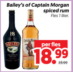  captain morgan baileys rum likeur 1 spiced fles liter original think cream go 