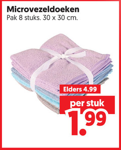  microvezeldoekjes 8 30 microvezeldoeken pak stuks cm elders stuk 