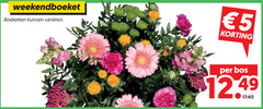  boeket 5 weekendboeket boeketten varieeren bos 