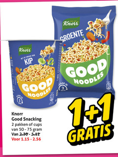  knorr noodles 1 2 3 17 100 kip groente min good snacking pakken cups 