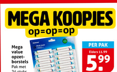  opzetborstel 24 mega opzet borstels pak stuks brush heads elders 