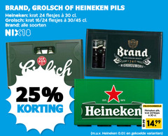  heineken grolsch brand krat bier 24 25 30 pils 16 45 soorten nix18 bierbrouwerij 0.0 