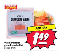  gerookte zalmfilet 50 noorse zalm visscher pak 