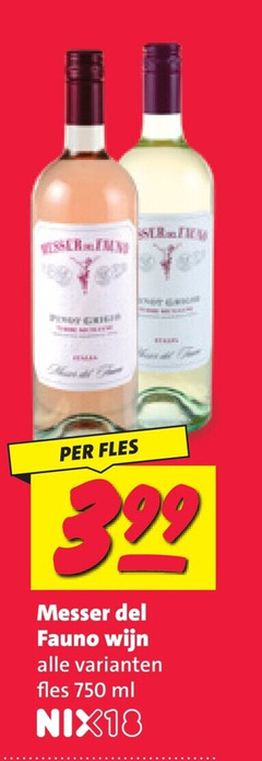 rose rode wijn 750 fles 3 ml nix18 