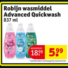  robijn wasmiddel advanced quickwash ml 