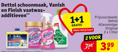  dettol vanish finish vlekkenverwijderaar vaatwasmachinereiniger allesreiniger 1 2 schoonmaak vaatwas additieven kaart original liter 