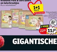  kruidvat huismerk luierbroekjes luiers 1 2 3 6 44 soft pur kaart pack stuks luier 