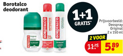  borotalco deodorant 1 2 150 intensive original deospray ml 