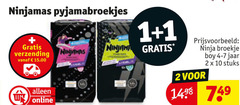  1 2 10 pyjamabroekjes verzending ninja broekje boy jaar stuks 
