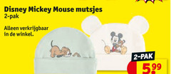  2 disney mickey mouse mutsjes pak 5.99 
