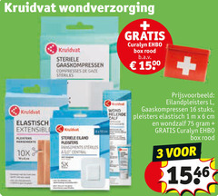  1 3 6 16 1500 kruidvat wondverzorging steriele gaaskompressen compresses elastisch eiland pleisters central 5x 10x kruid wond helende ehbo box rood eilandpleisters l stuks cm 