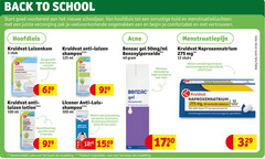 1 2 6 10 12 40 100 back to school start nieuwe hoofdluis huid verzorging pak veelvoorkomende ongemakken begin comfortabel vertrouwen kruidvat luizenkam stuk l lang haar bewaardoosje anti luizen shampoo ml acne gel 50mg benzoylperoxide puistjes menstruatiepijn naproxennatrium mg stuks ontstekingsremmend koortsverlagend pijnstillend jaar lotion luis maanden minuten geneesmiddel lees medisch hulpmiddel omhulde tabletten pro 