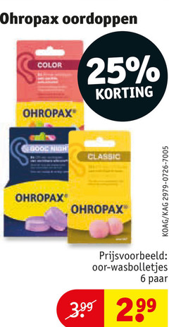 klik op dit plaatje voor een vergroting en voor vergelijkbare aanbiedingen gerelateerd aan
ohropax oordopjes 6 25 oordoppen color good classic oor wasbolletjes paar 3.99 ohropax oordopjes 6 25 oordoppen color good classic oor wasbolletjes paar 3.99