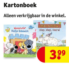  babyboekjes kartonboek bouwen 3.99 