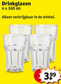  glazen 4 360 drinkglazen ml 3 99 