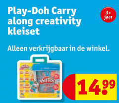  play-doh kleispeelsets play carry along creativity kleiset 3 jaar 
