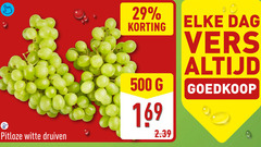 klik op dit plaatje voor een vergroting en voor vergelijkbare aanbiedingen gerelateerd aan
druiven 500 pitloze witte dag vers druiven 500 pitloze witte dag vers