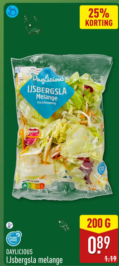  ijsbergsla 25 200 2009 melange fris knapperig nutri score planet proof to 