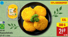  vegetarisch kaasschnitzels 4 15 300 nationaal xxl kaas schnitzel crunchy and cheesy goedkoper my stuks 