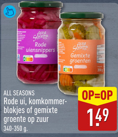 klik op dit plaatje voor een vergroting en voor vergelijkbare aanbiedingen gerelateerd aan
350 edgar e300 vulopening seasons rode uiensnippers nutri score zoetzuur gemixte groenten all ui komkommer blokjes groente zuur 350 edgar e300 vulopening seasons rode uiensnippers nutri score zoetzuur gemixte groenten all ui komkommer blokjes groente zuur