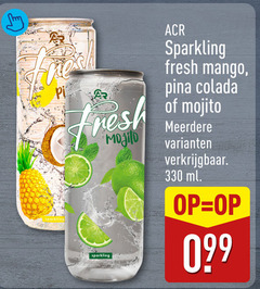  mixdrank 330 sparkling mojito fresh mango pina colada meerdere ml 