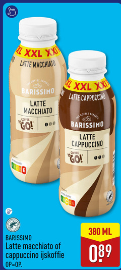  barissimo ijskoffie to xl xxl latte macchiato coffee experts go xx cappuccino nutri score people nature ml 