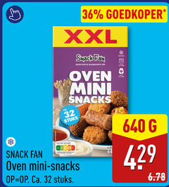  snacks 32 36 64 goedkoper xxl shack fan allergrootste min oven mini stuks nutri score cd snack ca. 