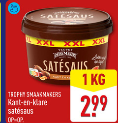  satesaus 1 kart klaar xl xxl score trophy smaakmakers kant and tafel 