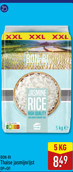  rijst 5 xxl bon jasmine rice high quality grain fragrant nutri score thaise min 