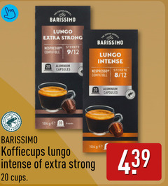 klik op dit plaatje voor een vergroting en voor vergelijkbare aanbiedingen gerelateerd aan
barissimo koffiecups 20 2020 coffee experts lungo strong nespresso sterkte compatible 9 12 aluminium capsules intense 8 people natur ge cups barissimo koffiecups 20 2020 coffee experts lungo strong nespresso sterkte compatible 9 12 aluminium capsules intense 8 people natur ge cups